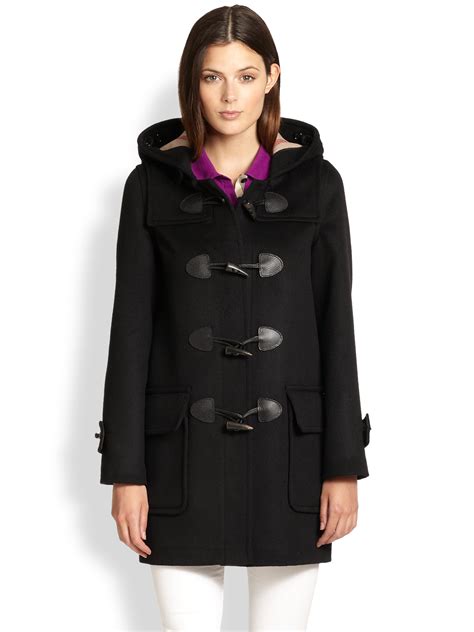 burberry cashmere duffle|Burberry duffle coat toggle.